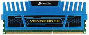 Память DDR3 DIMM 4Gb, 1600MHz, CL9, 1.5V Corsair Vengeance (CMZ4GX3M1A1600C9B)