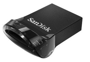 USB флешка 128Gb USB 3.1 Sandisk Ultra Fit, черный (SDCZ430-128G-G46)