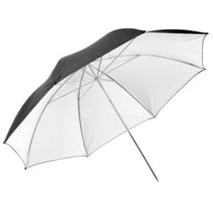 Зонт студийный на 84см Fujimi FJU562-33 чёрно белый