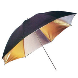 Зонт студийный на 84см Fujimi FJU563-33 золото серебро