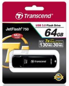 USB ФЛЕШКА 64Gb Transcend JetFlash 750 USB 3.0 (TS64GJF750K)