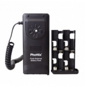 Внешний батарейный блок Phottix для вспышек Nikon (Battery Pack SB-800, SB-900)  на 8 батареек АА