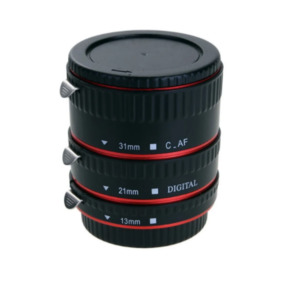 Набор макроколец на Canon EOS с поддержкой автофокуса (13мм, 21мм, 31мм) (Б.У)